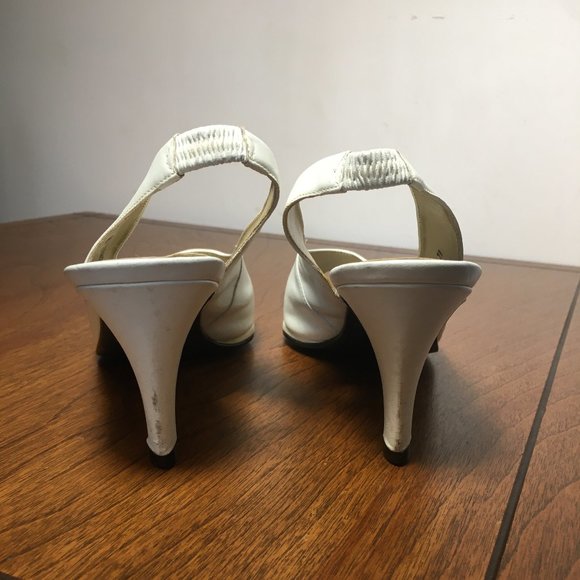 CONNIE Open Toe Slingback High Heel Shoes - Picture 2 of 4